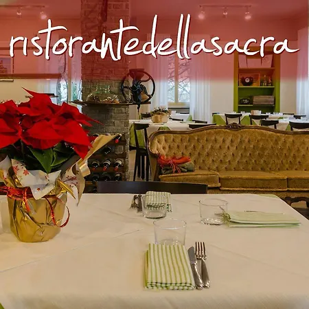ホテル Ristorante Della Sacra サンタンブロージョ・ディ・トリーノ